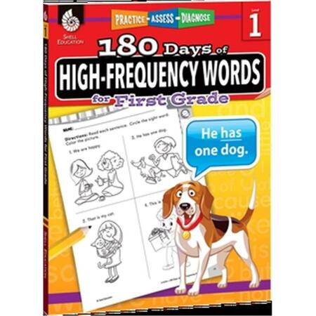SHELL EDUCATION 180 Days of High-Frequency Words for First Grade SEP51634